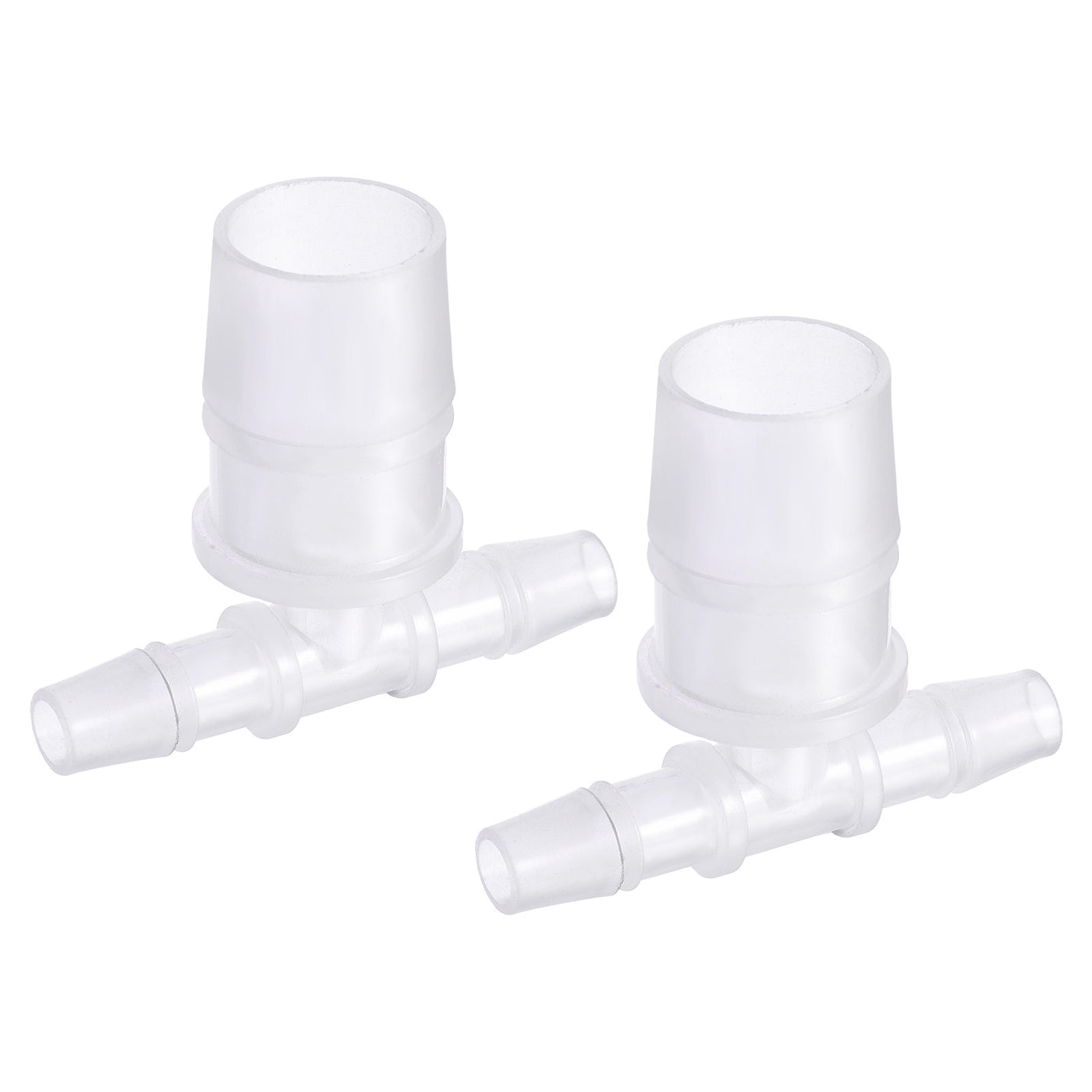 Harfington PP Reducing Barb Hose Fitting Tee T Shape Pipe Connector