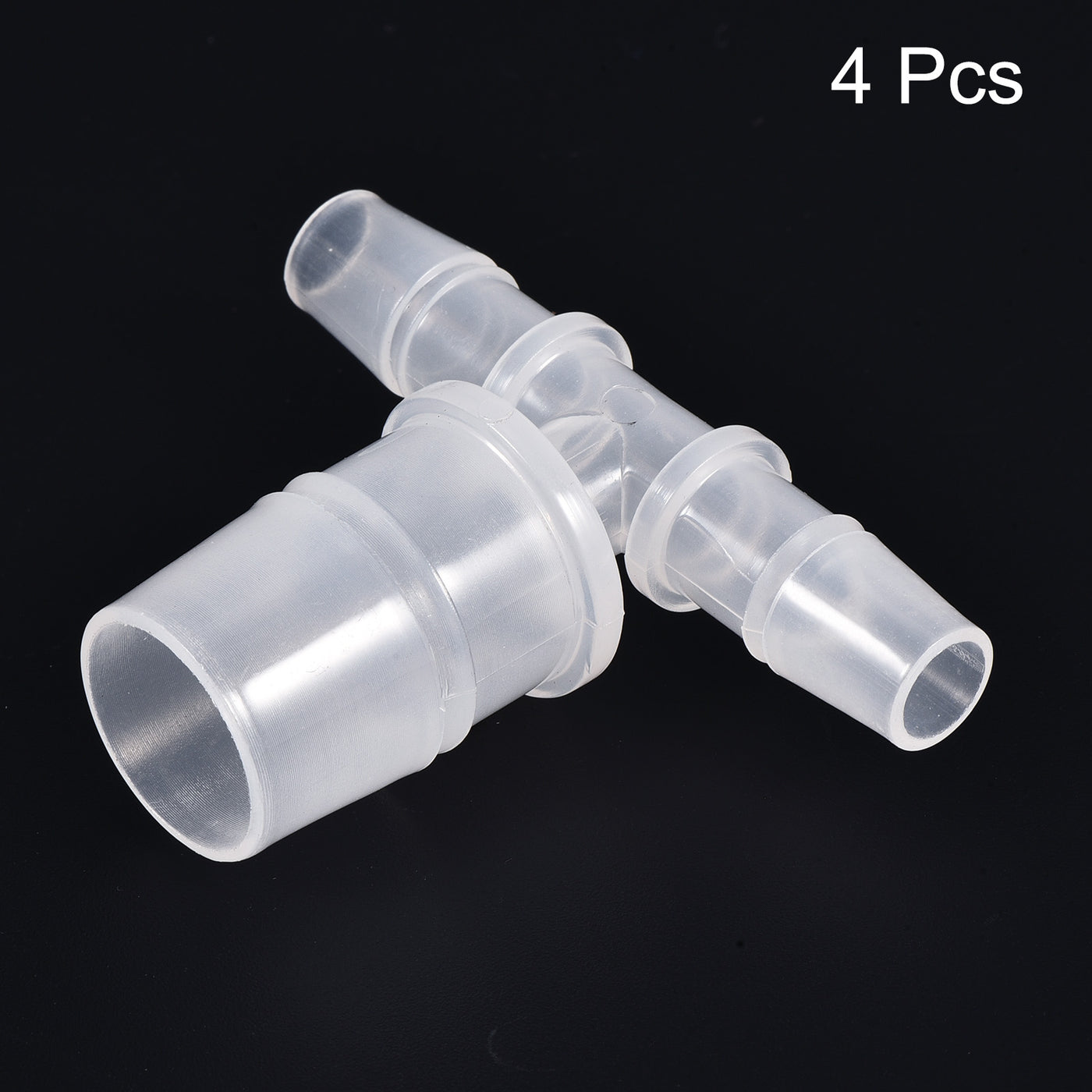 Harfington PP Reducing Barb Hose Fitting T Shape OD Pipe Connector