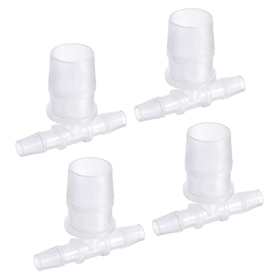 Harfington PP Reducing Barb Hose Fitting T Shape OD Pipe Connector