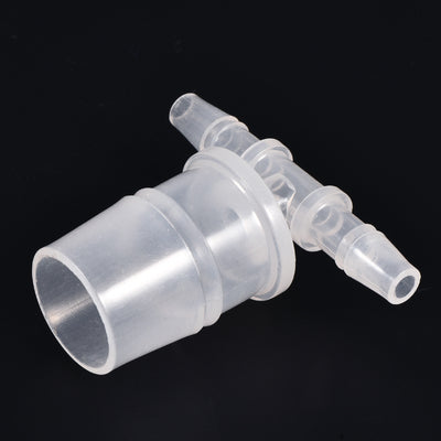 Harfington PP Reducing Barb Hose Fitting Tee T Shape OD Pipe Connector