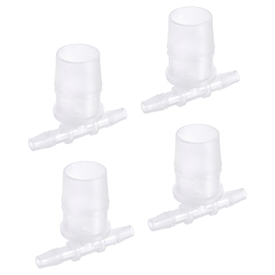 Harfington PP Reducing Barb Hose Fitting T Shape OD Pipe Connector