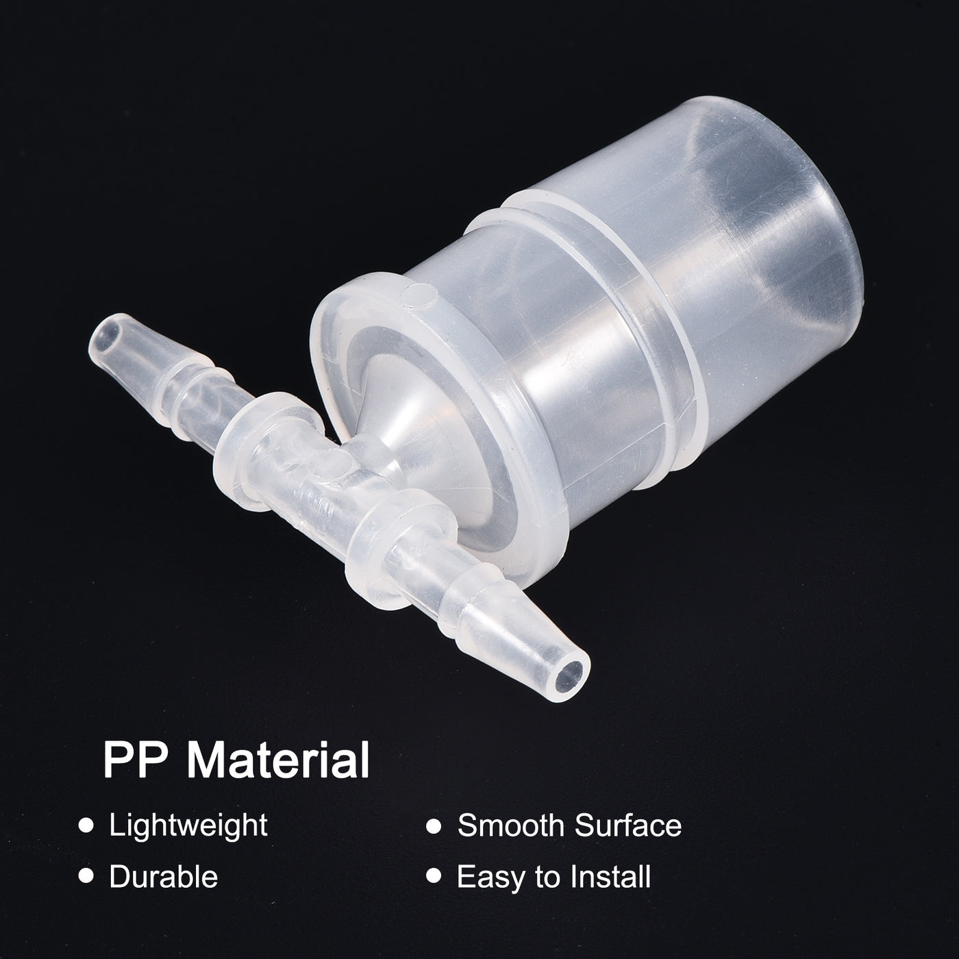 Harfington PP Reducing Barb Hose Fitting Tee T Shape OD Pipe Connector