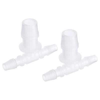 Harfington PP Reducing Barb Hose Fitting Tee T Shape Pipe Connector