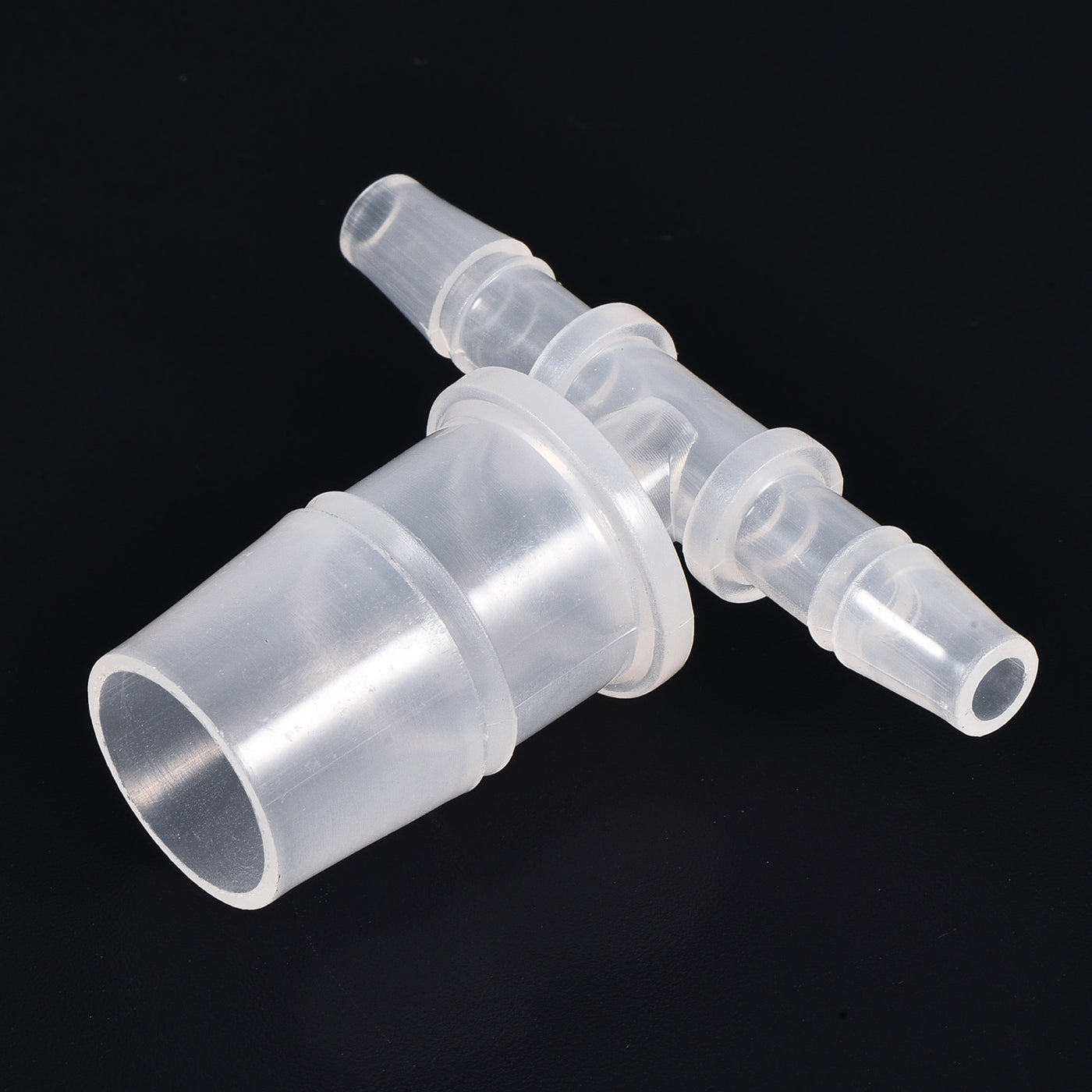 Harfington PP Reducing Barb Hose Fitting Tee T Shape OD Pipe Connector