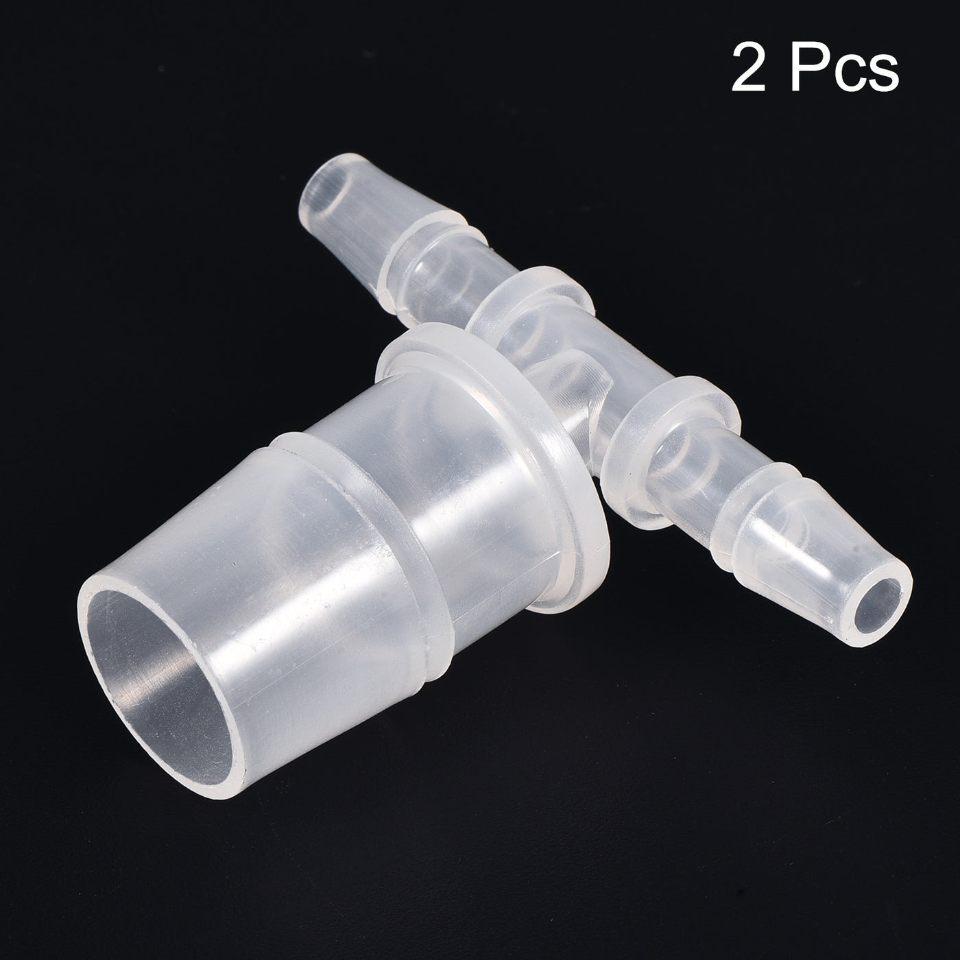 Harfington PP Reducing Barb Hose Fitting Tee T Shape Pipe Connector