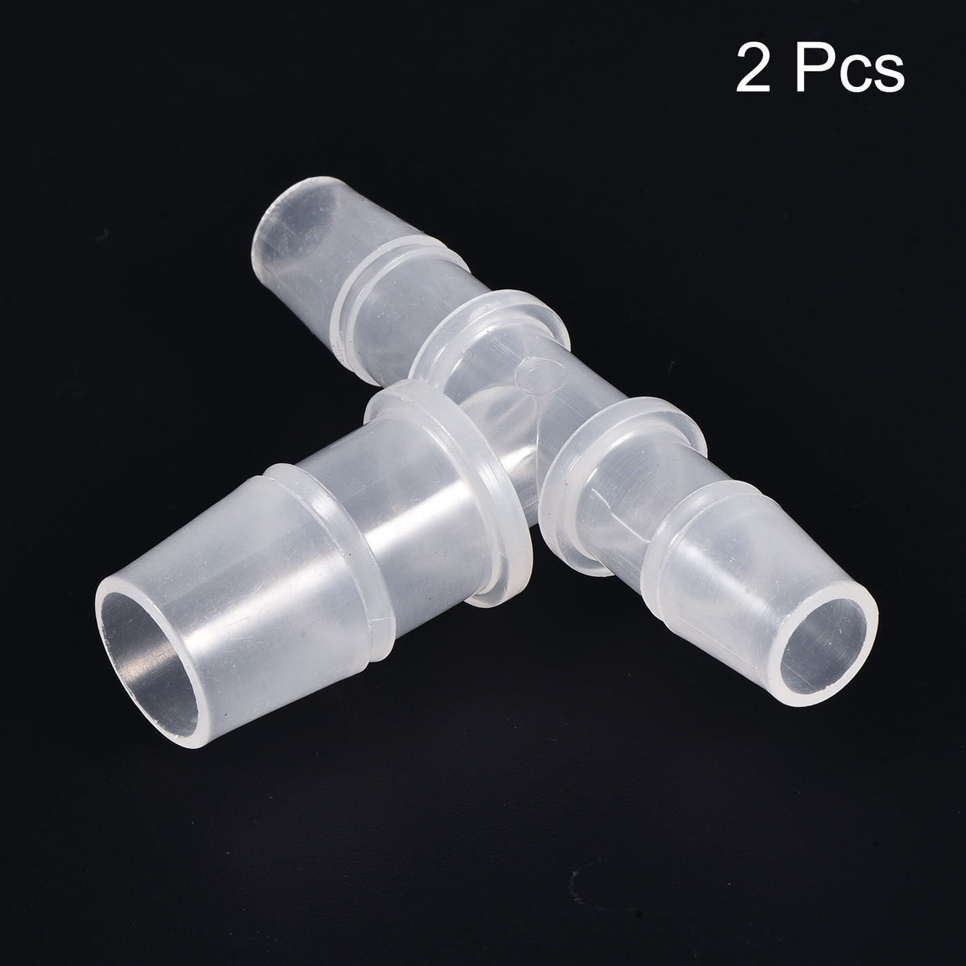 Harfington PP Reducing Barb Hose Fitting Tee T Shape Pipe Connector