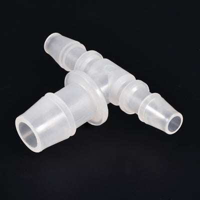 Harfington PP Reducing Barb Hose Fitting Tee T Shape OD Pipe Connector