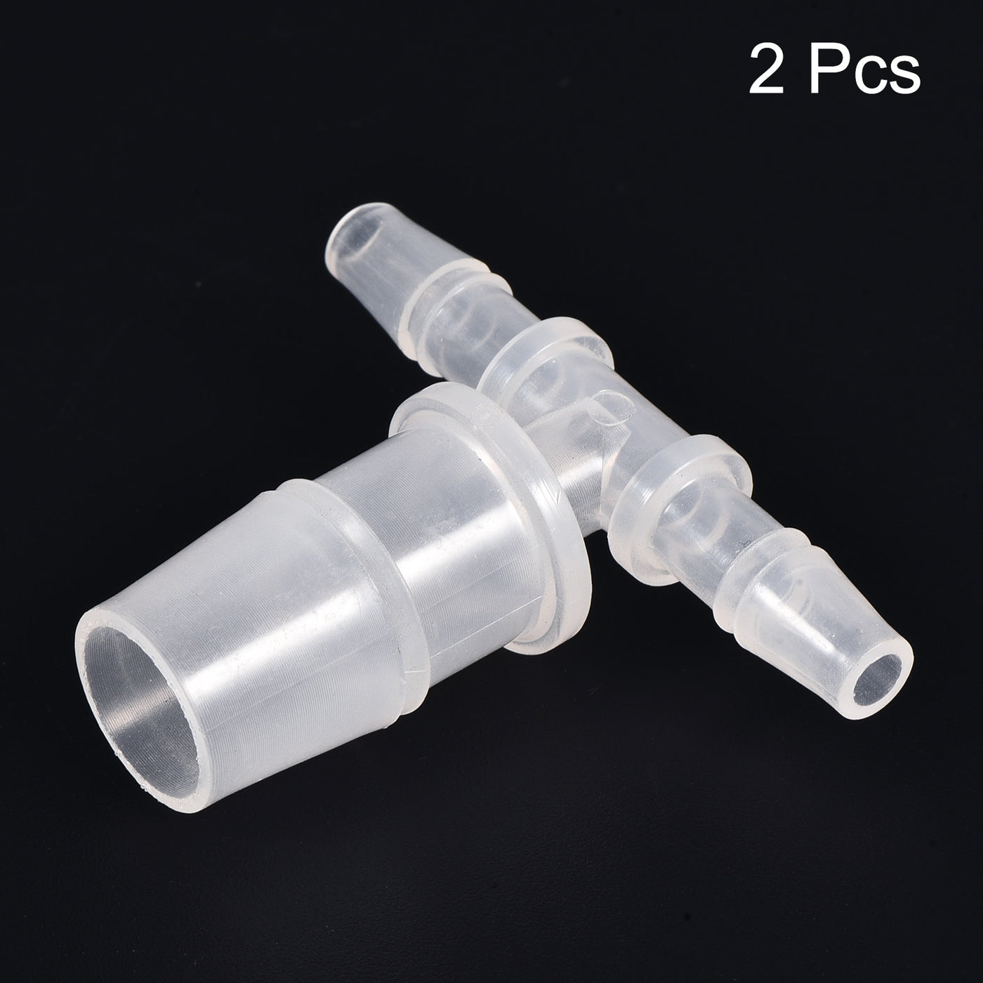 Harfington PP Reducing Barb Hose Fitting Tee T Shape Pipe Connector