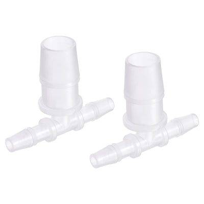 Harfington PP Reducing Barb Hose Fitting Tee T Shape Pipe Connector