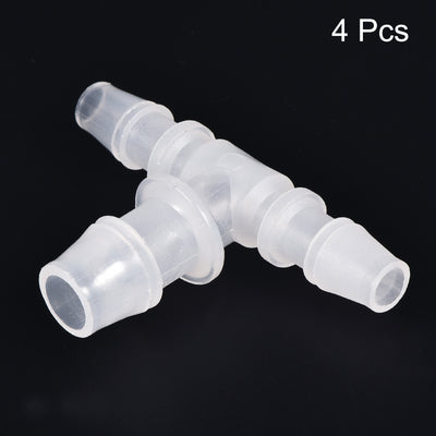 Harfington PP Reducing Barb Hose Fitting T Shape OD Pipe Connector