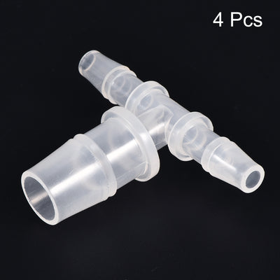 Harfington PP Reducing Barb Hose Fitting T Shape OD Pipe Connector