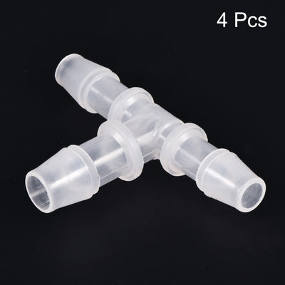 Harfington PP Reducing Barb Hose Fitting T Shape OD Pipe Connector