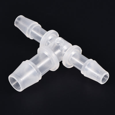 Harfington PP Reducing Barb Hose Fitting Tee T Shape OD Pipe Connector