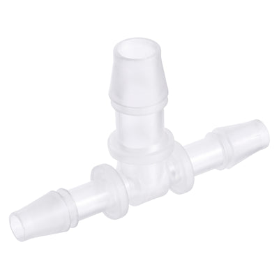 Harfington PP Reducing Barb Hose Fitting Tee T Shape OD Pipe Connector
