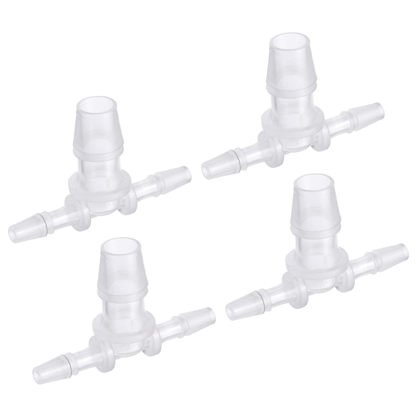 Harfington PP Reducing Barb Hose Fitting T Shape OD Pipe Connector