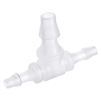 Harfington PP Reducing Barb Hose Fitting Tee T Shape OD Pipe Connector