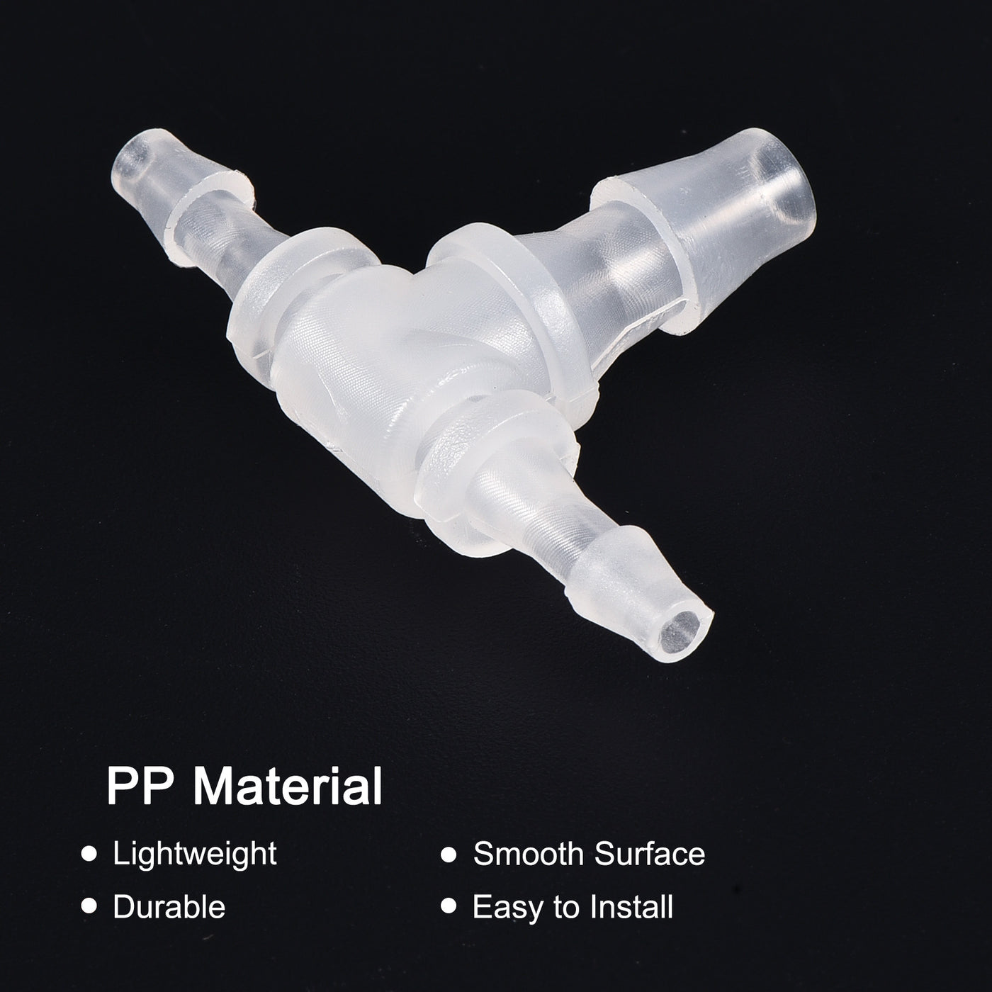 Harfington PP Reducing Barb Hose Fitting T Shape OD Pipe Connector
