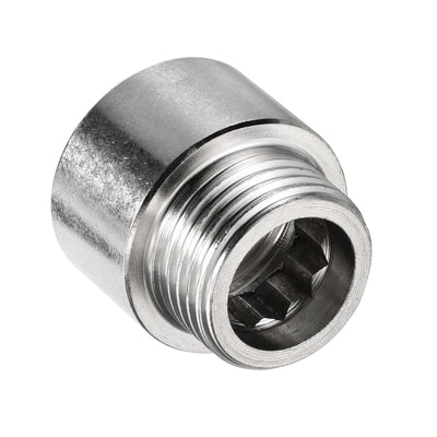 Harfington Stainless Steel Extension Pipe Fitting Reducer Coupling Adapter Connector