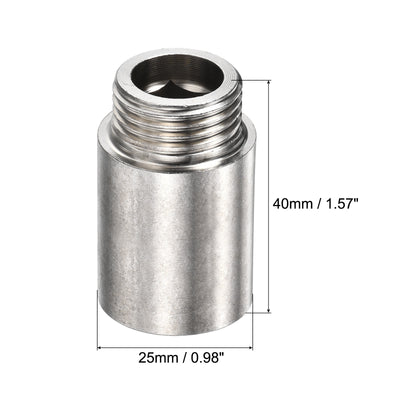 Harfington Stainless Steel Extension Pipe Fitting Reducer Coupling Adapter Connector