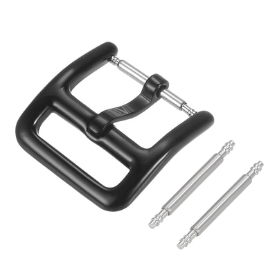 Harfington Watch SUS304 PVD Buckles, for Watch Bands with Spring Bar