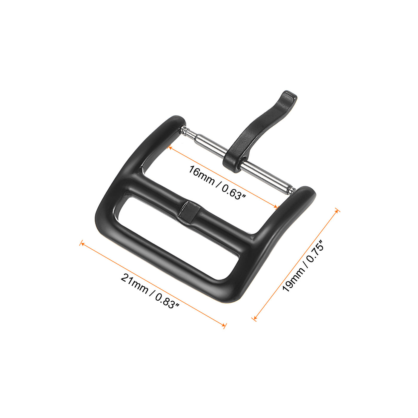 uxcell Watch SUS304 PVD Buckles, for Watch Bands with Spring Bar