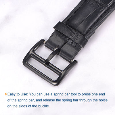 Harfington Watch SUS304 PVD Buckles, for Watch Bands with Spring Bar