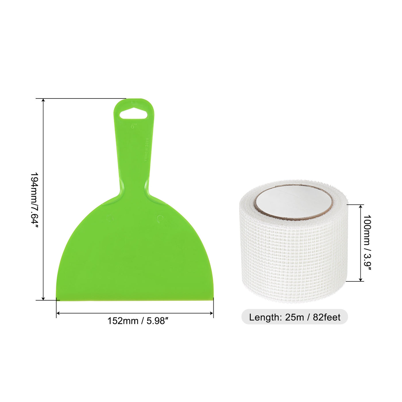Harfington Putty Knife and Mesh Joint Tape