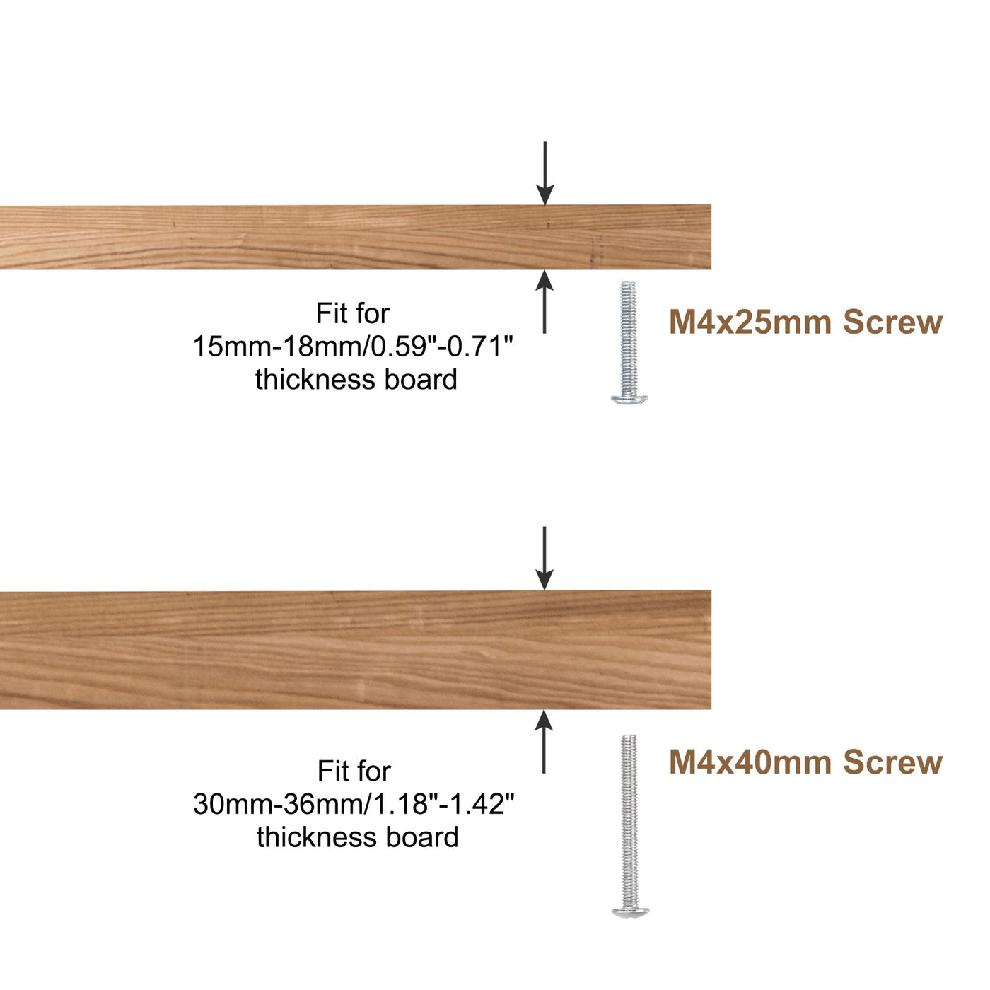 Harfington Ceramic Drawer Knobs, Mushroom Shape Door Pull Handles