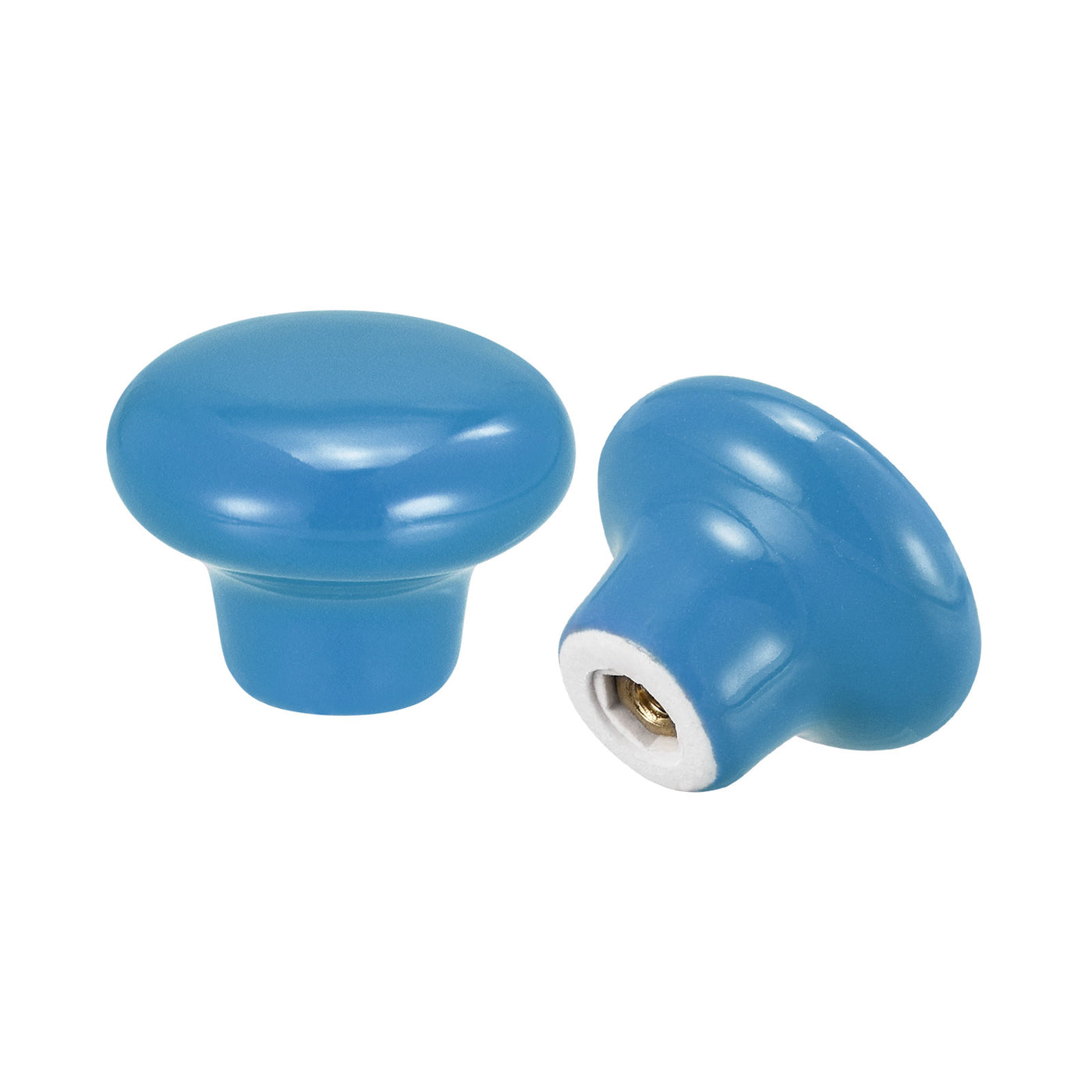 Harfington Ceramic Drawer Knob Mushroom Shape Door Pull Handles