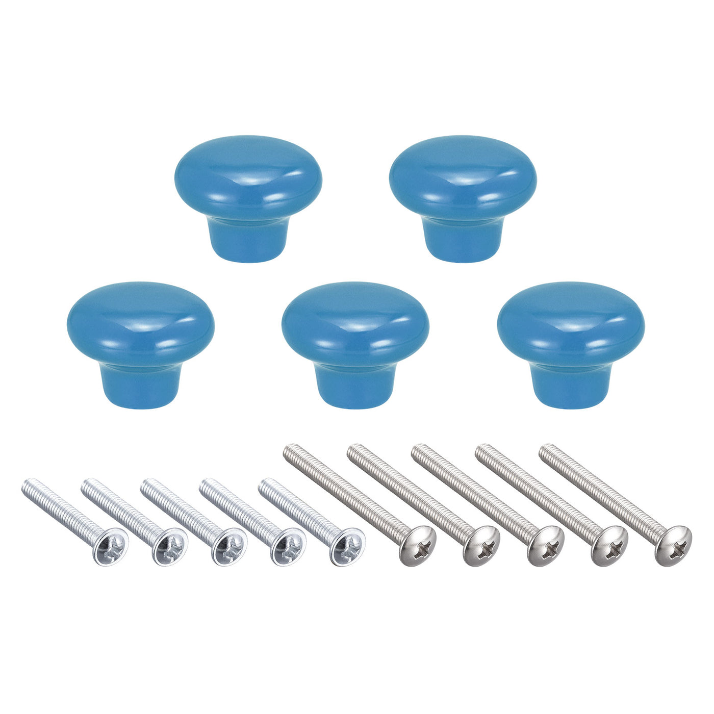 Harfington Ceramic Drawer Knob Mushroom Shape Door Pull Handles