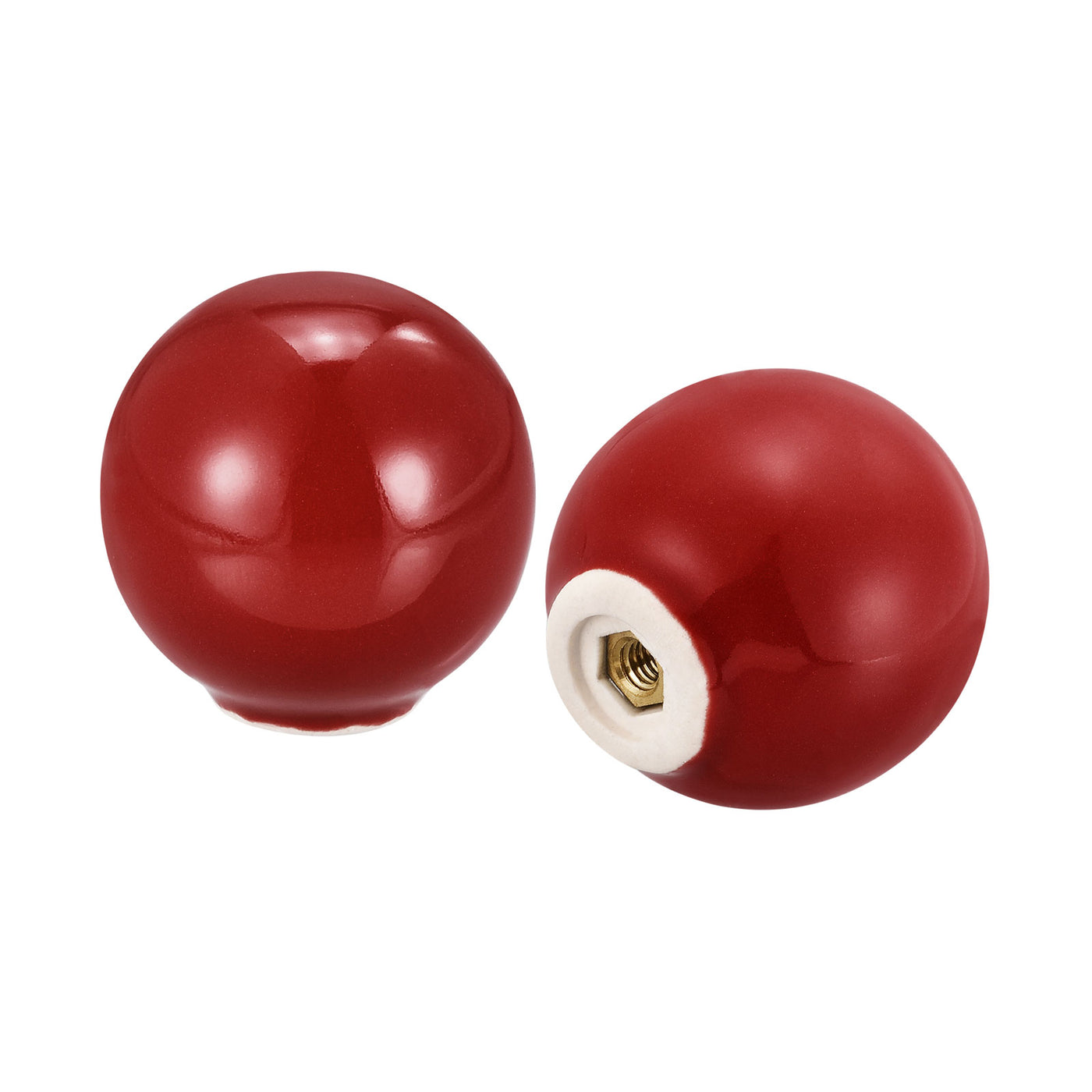 Harfington Ceramic Drawer Knobs,  Ball Shape Door Pull Handle