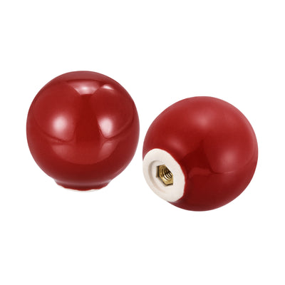 Harfington Ceramic Drawer Knobs,  Ball Shape Door Pull Handle