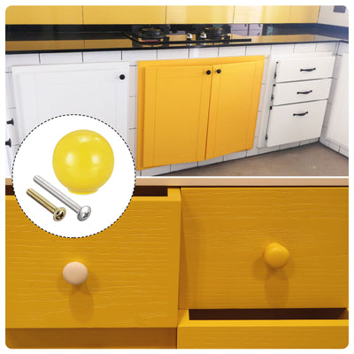 Harfington Ceramic Drawer Knobs,  Ball Shape Door Pull Handle