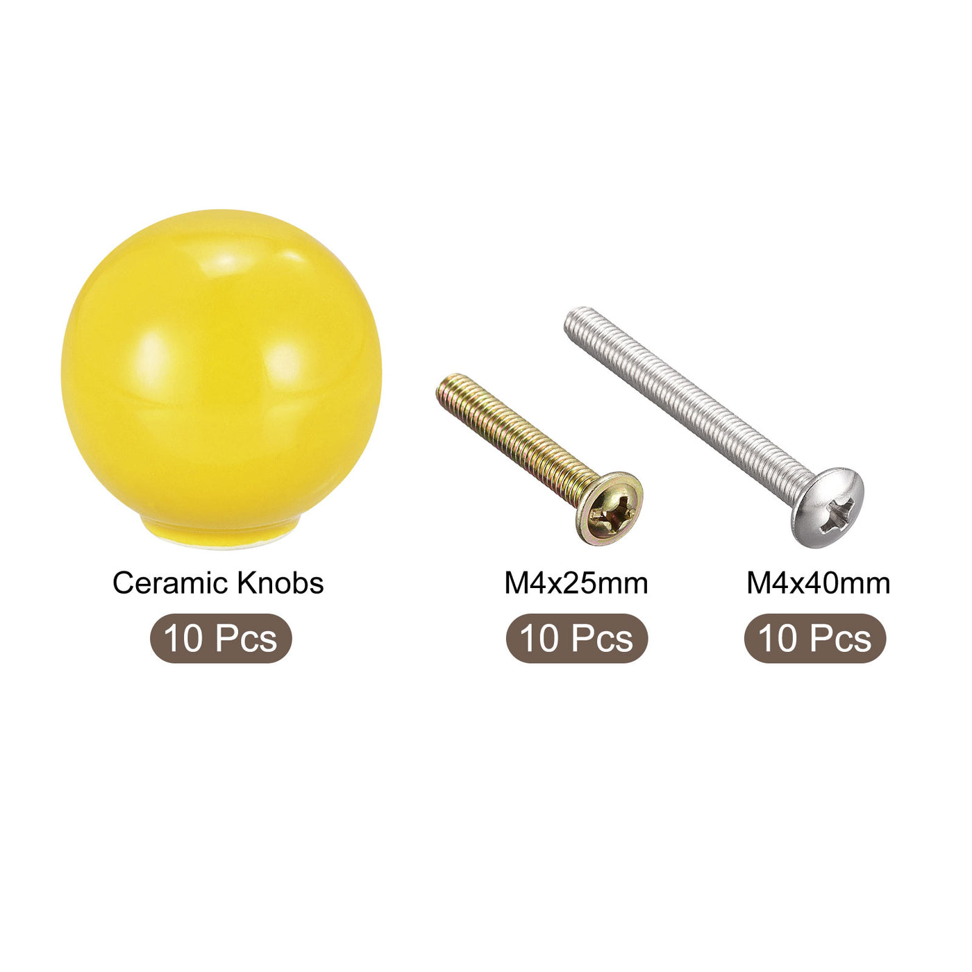 Harfington Drawer Knobs, Ball Shape Door Pull Handles