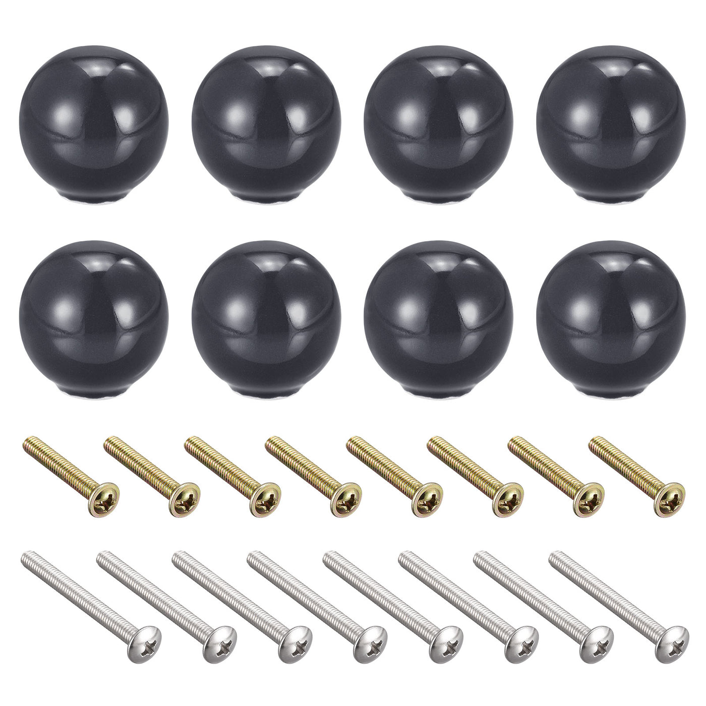Harfington Ceramic Drawer Knobs,  Ball Shape Door Pull Handle
