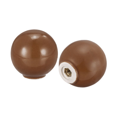 Harfington Ceramic Drawer Knobs,  Ball Shape Door Pull Handle