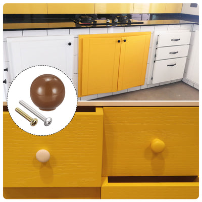 Harfington Ceramic Drawer Knobs,  Ball Shape Door Pull Handle