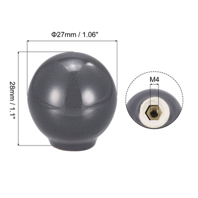 Harfington Ceramic Drawer Knobs,  Ball Shape Door Pull Handle