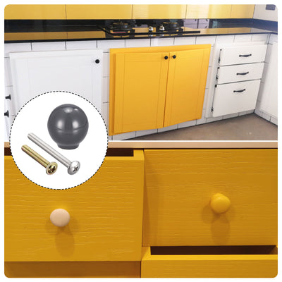 Harfington Ceramic Drawer Knobs,  Ball Shape Door Pull Handle