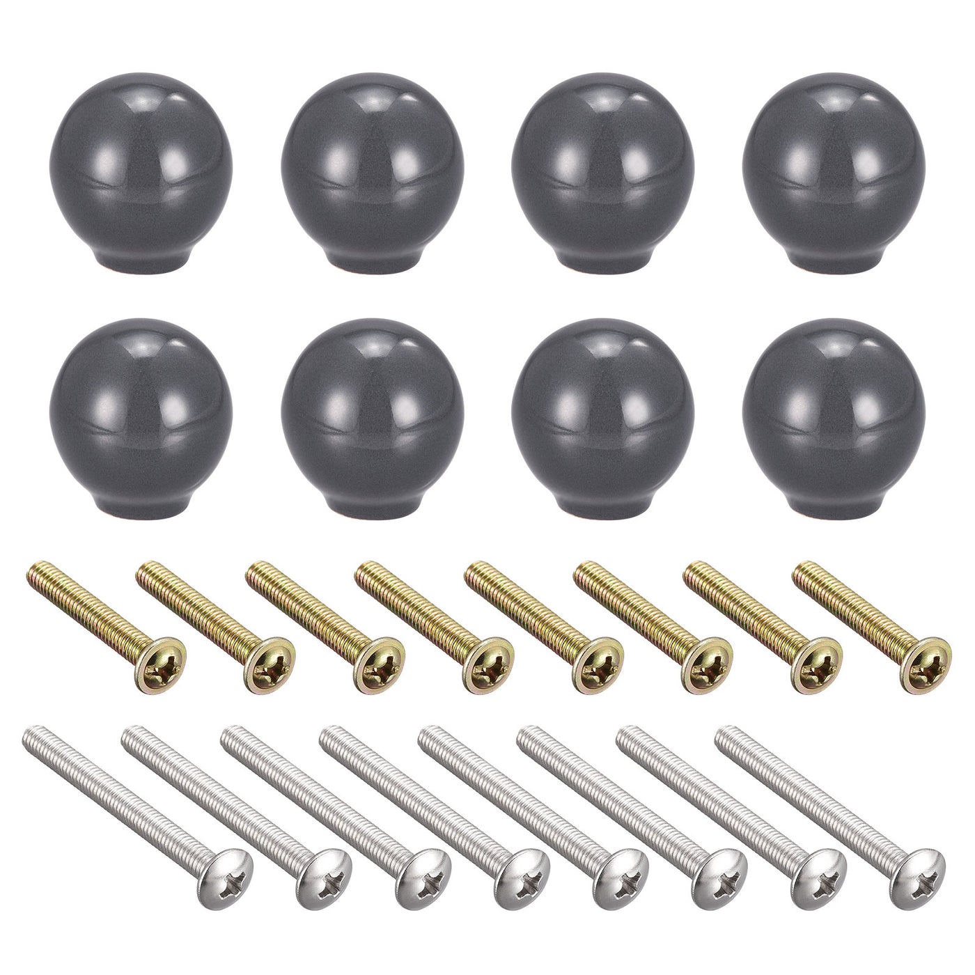 Harfington Ceramic Drawer Knobs,  Ball Shape Door Pull Handle