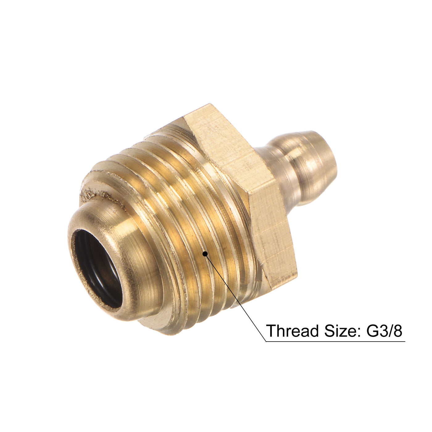 Harfington Straight Hydraulic Grease Fitting Thread Width