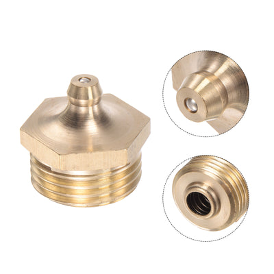 Harfington Straight Hydraulic Grease Fitting Thread Width