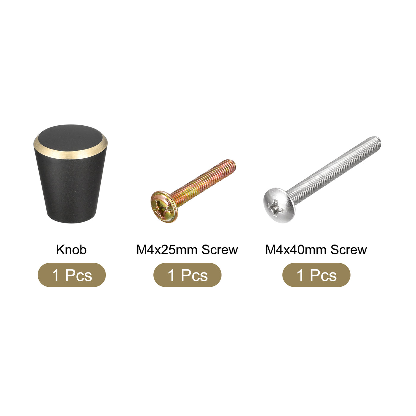 Harfington Drawer Knobs Brass Wardrobe Door Pull Handle