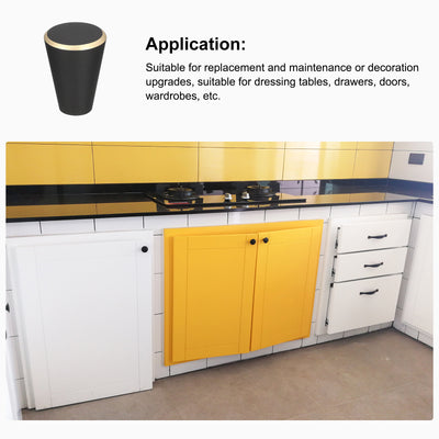 Harfington Drawer Knobs Brass Wardrobe Door Pull Handle