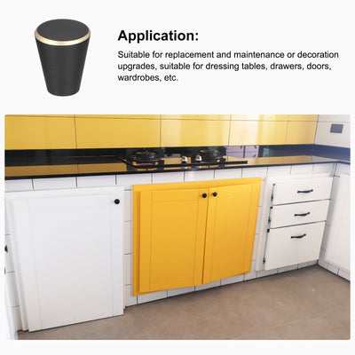 Harfington Drawer Knobs Brass Wardrobe Door Pull Handle