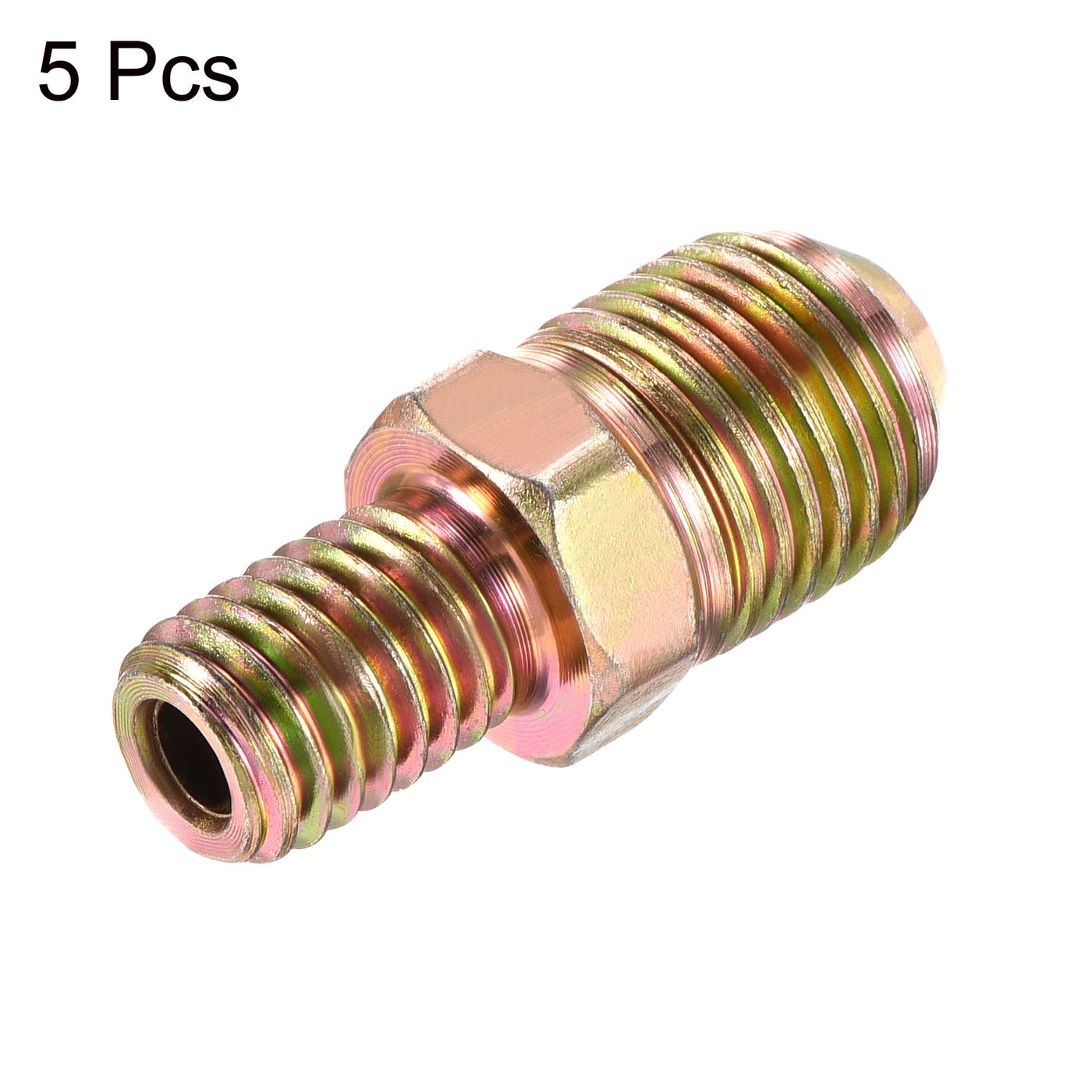 Harfington Extension Pipe Fitting Male to Male Thread Adapter Connector Hex Coupling