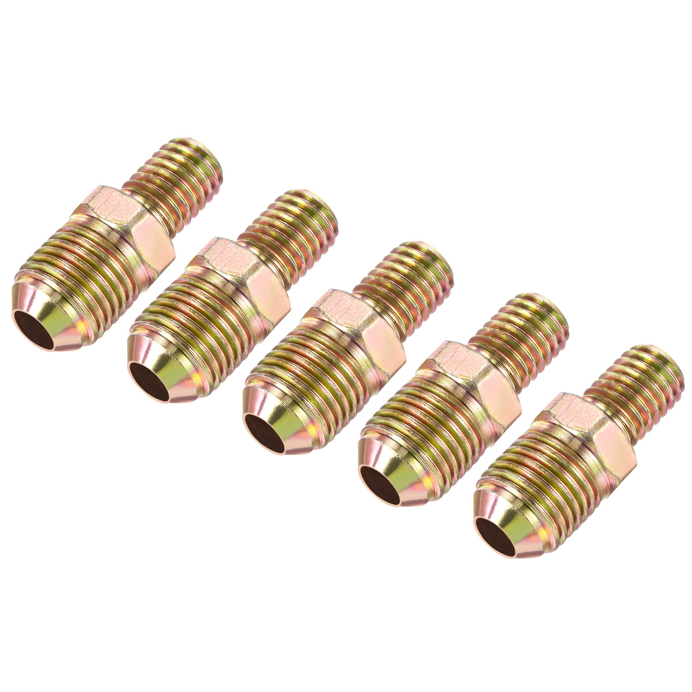 Harfington Extension Pipe Fitting Male to Male Thread Adapter Connector Hex Coupling