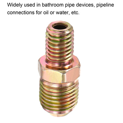 Harfington Extension Pipe Fitting Male to Male Thread Adapter Connector Hex Coupling