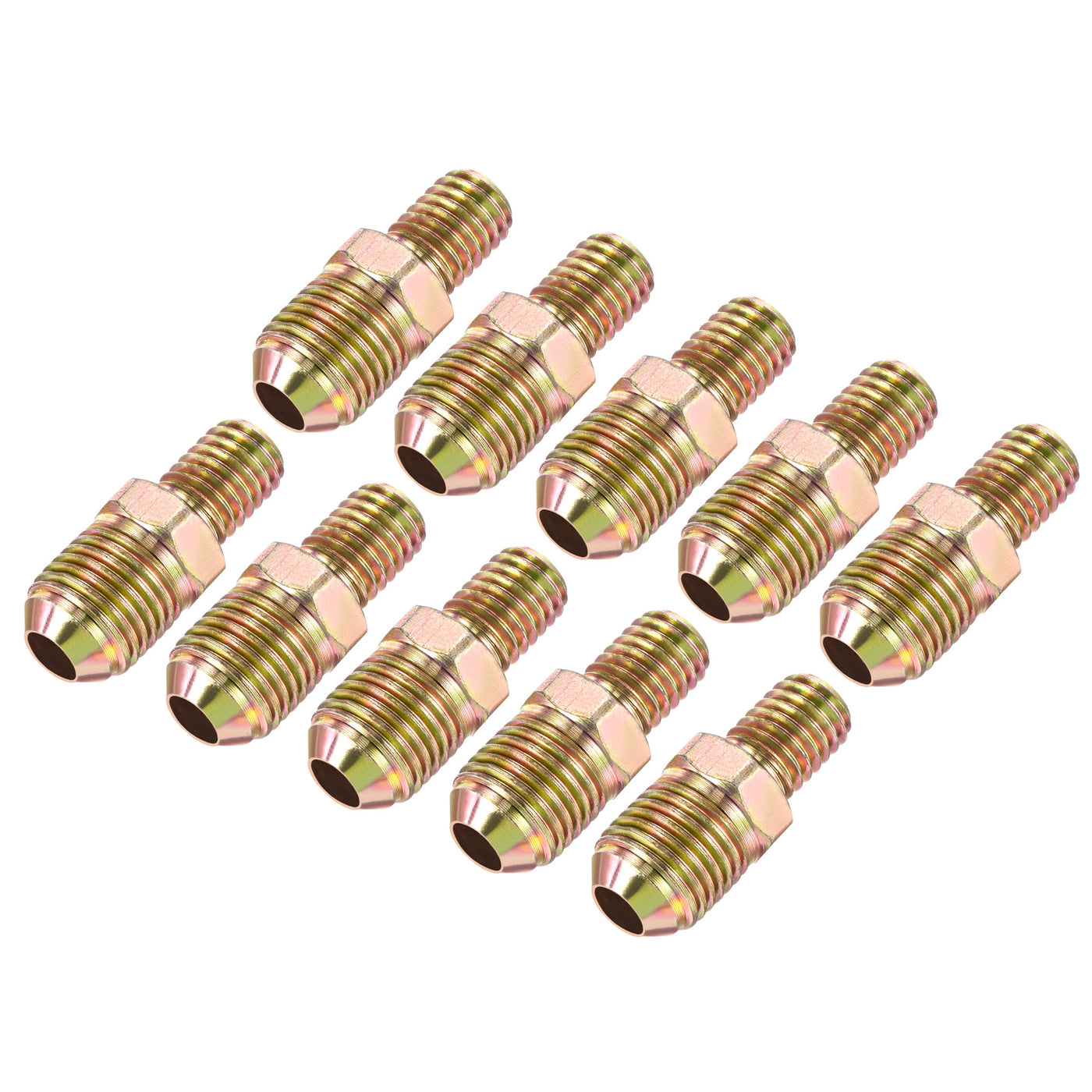 Harfington Extension Pipe Fitting Male to Male Thread Adapter Connector Hex Coupling