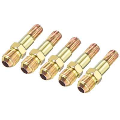 Harfington Extension Pipe Fitting Male to Male Thread Adapter Connector Hex Coupling